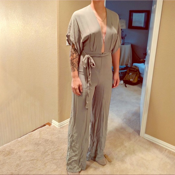 reformation lemongrass jumpsuit